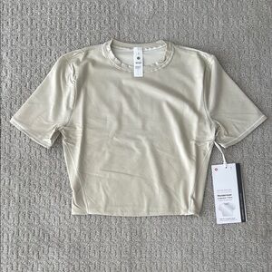 lululemon athletica Cream Crop Top